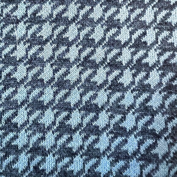 J Jill Houndstooth Ponte Knit Tunic Top Womens LP Large Petite - Picture 10 of 14